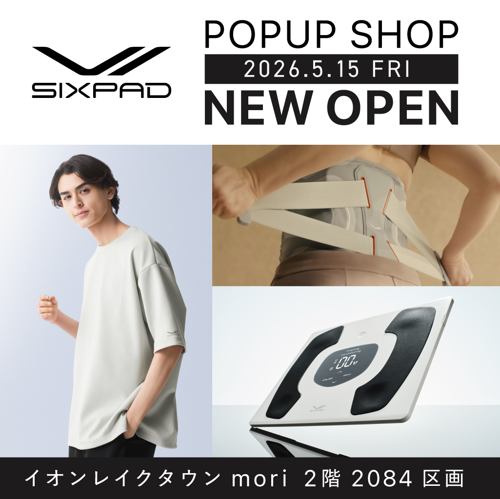 SIXPAD POPUP SHOP│イベントニュース│イオンレイクタウンmori 公式
