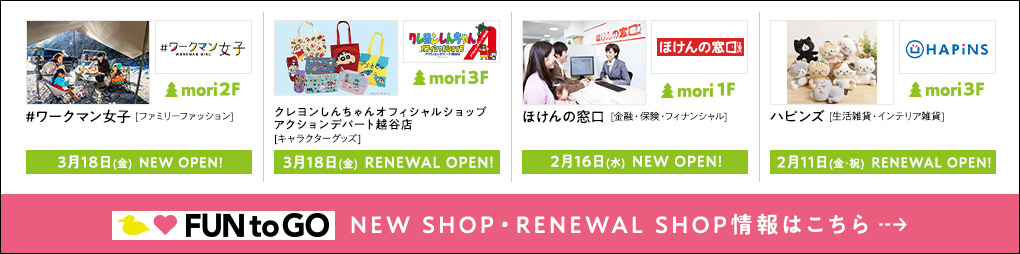 イオンレイクタウンmori 公式ホームページ