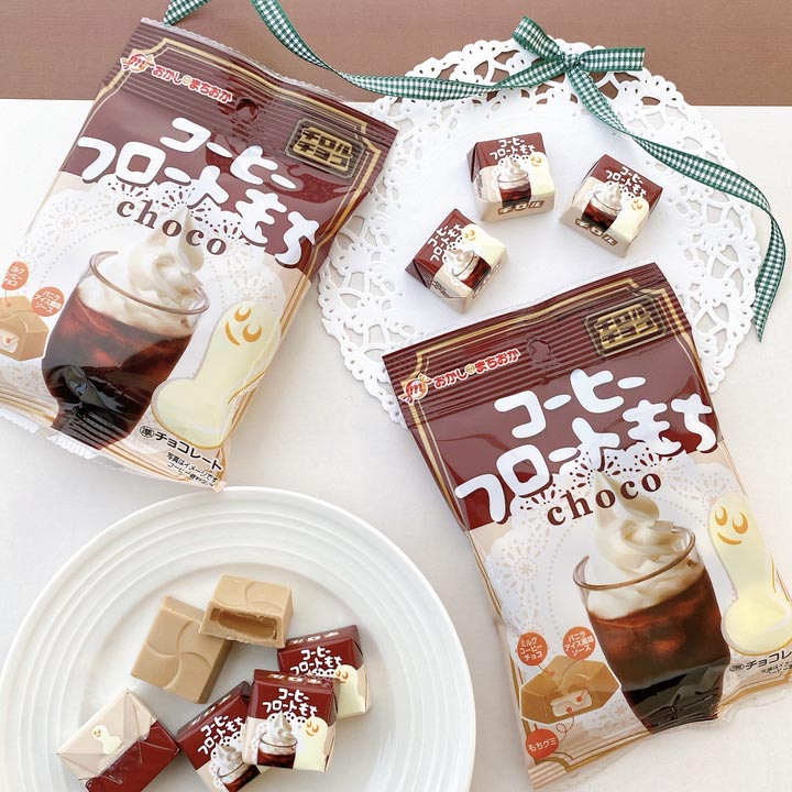まちおか限定販売「チロルチョコ コーヒーフロートもち」