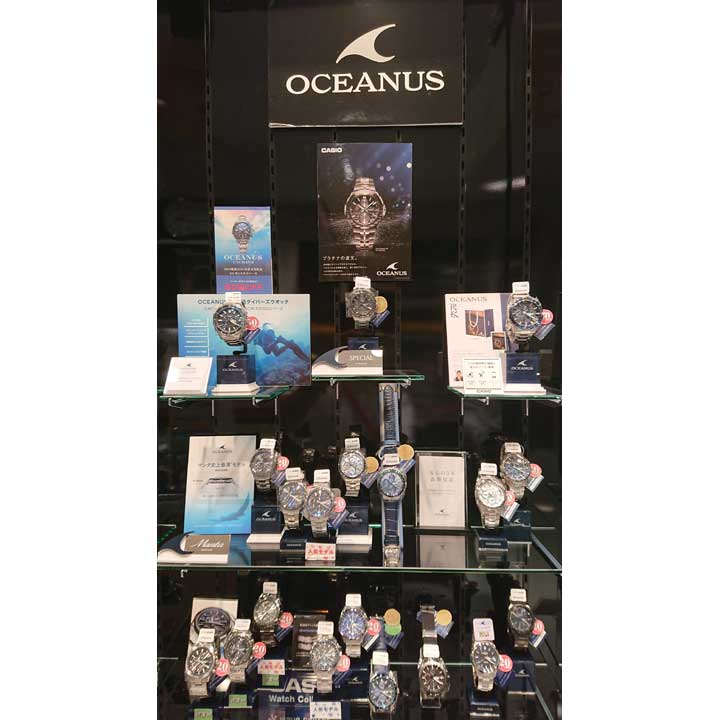 店内写真 メーカーウォッチ メンズ