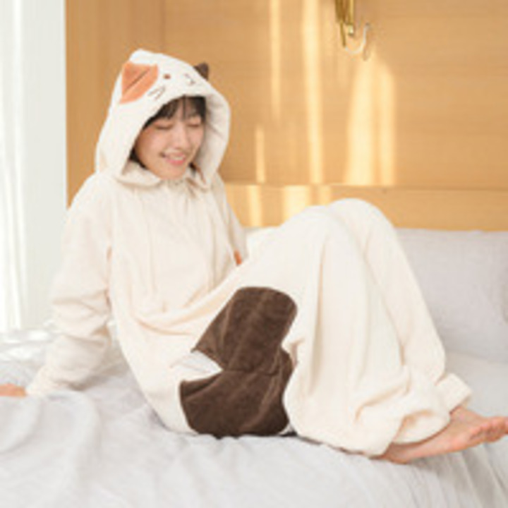 ★SALE★FukuFukuNyanko にゃりきり着ぐるみパジャマ