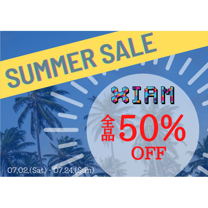 【SUMMER SALE】IAM 全品50パーセントOFF！！