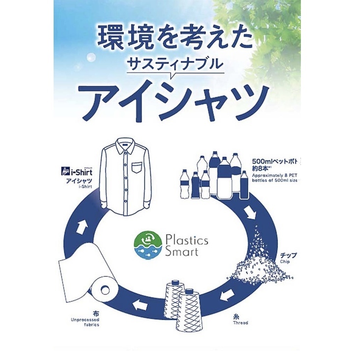 【SDGs】エコアイシャツが新登場！