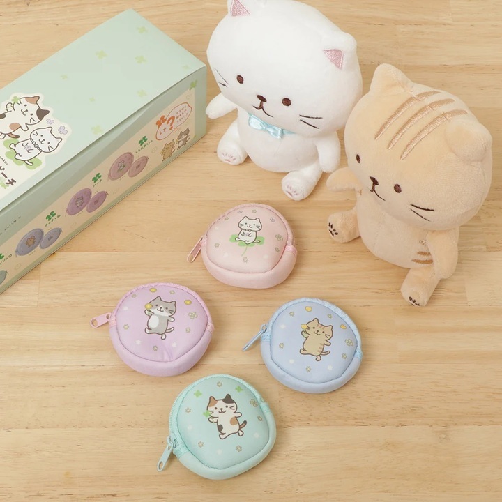 Fuku Fuku Nyankoネオプレーンポーチ【ガチャガチャ販売】