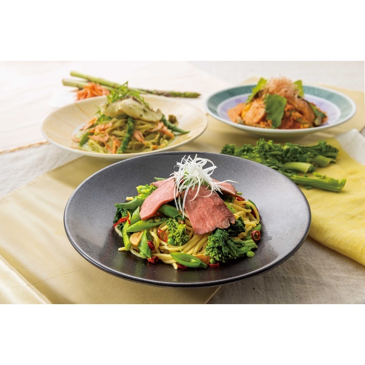 春の期間限定パスタ