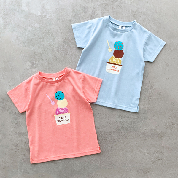 【吸水速乾】アイスプリントTシャツ