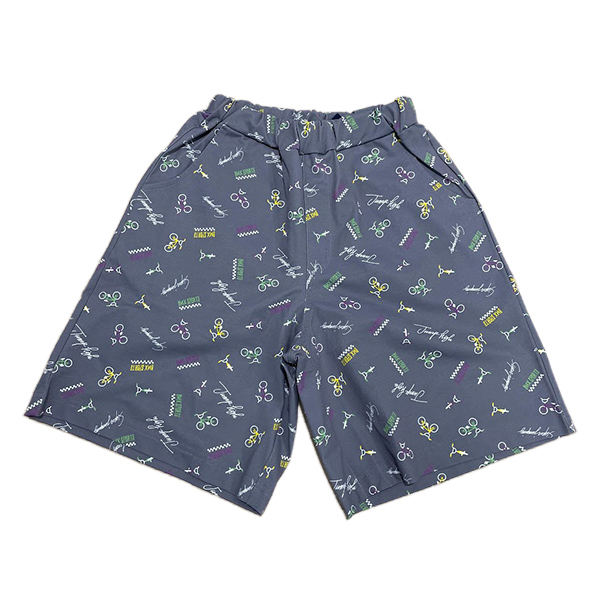 ストレッチ総柄ショートパンツ