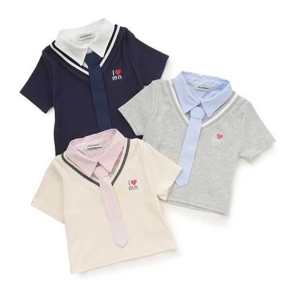 シャツレイヤードテレコTシャツ