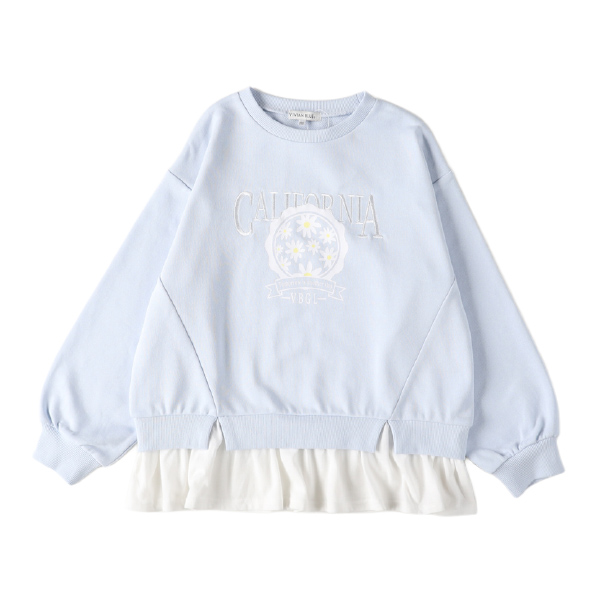 フェイクレイヤードスウェット