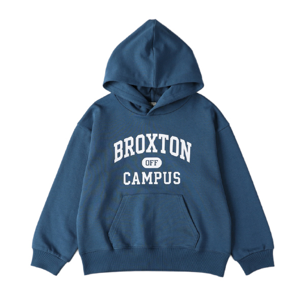 カレッジプリントスウェットパーカー