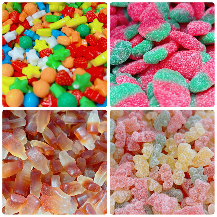 お菓子の量り売り 100gあたり